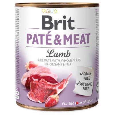 12x800g Brit Paté & Meat Adult nedves kutyatáp- Bárány - Kisállat kiegészítők webáruház - állateledelek
