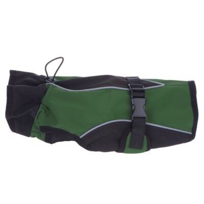 Smartpet Softshell kutyakabát - zöld/fekete - kb. 70 cm háthossz - Kisállat kiegészítők webáruház - állateledelek