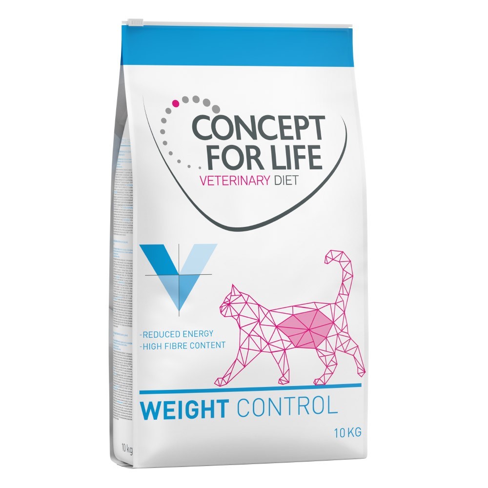 2x10 kg Concept for Life Veterinary Diet Weight Control száraz macskatáp - Kisállat kiegészítők webáruház - állateledelek