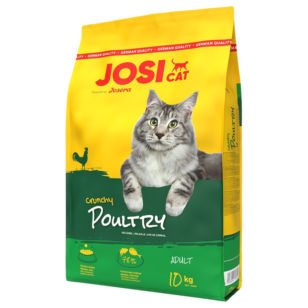 2x10kg Josera JosiCat Crunchy csirke száraz macskatáp - Kisállat kiegészítők webáruház - állateledelek