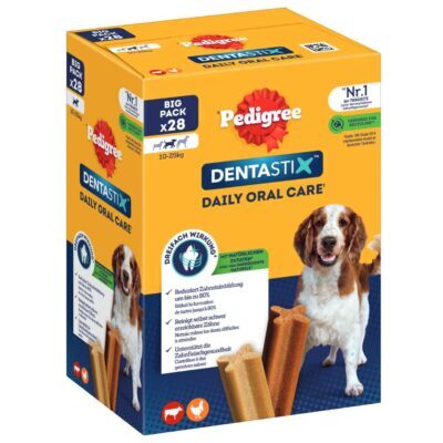 112db Fogápoló snack: Pedigree Dentastix közepes testű kutyáknak (10-25 kg) - Kisállat kiegészítők webáruház - állateledelek