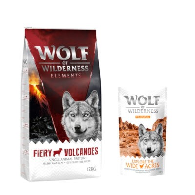 12 kg Wolf of Wilderness száraz kutyatáp + “Explore the Wide Acres” csirke 100 g kutyasnack ingyen! - "Fiery Volcanoes" - bárány - Kisállat kiegészítők webáruház - állateledelek