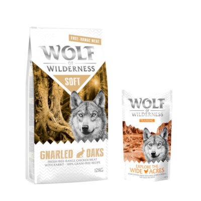 12 kg Wolf of Wilderness száraz kutyatáp + “Explore the Wide Acres” csirke 100 g kutyasnack ingyen! - "Soft - Gnarled Oaks" - szabad tartású csirke & nyúl - Kisállat kiegészítők webáruház - állateledelek