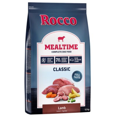 12kg Rocco Mealtime Bárány száraz kutyatáp 10+2kg ingyen akcióban - Kisállat kiegészítők webáruház - állateledelek