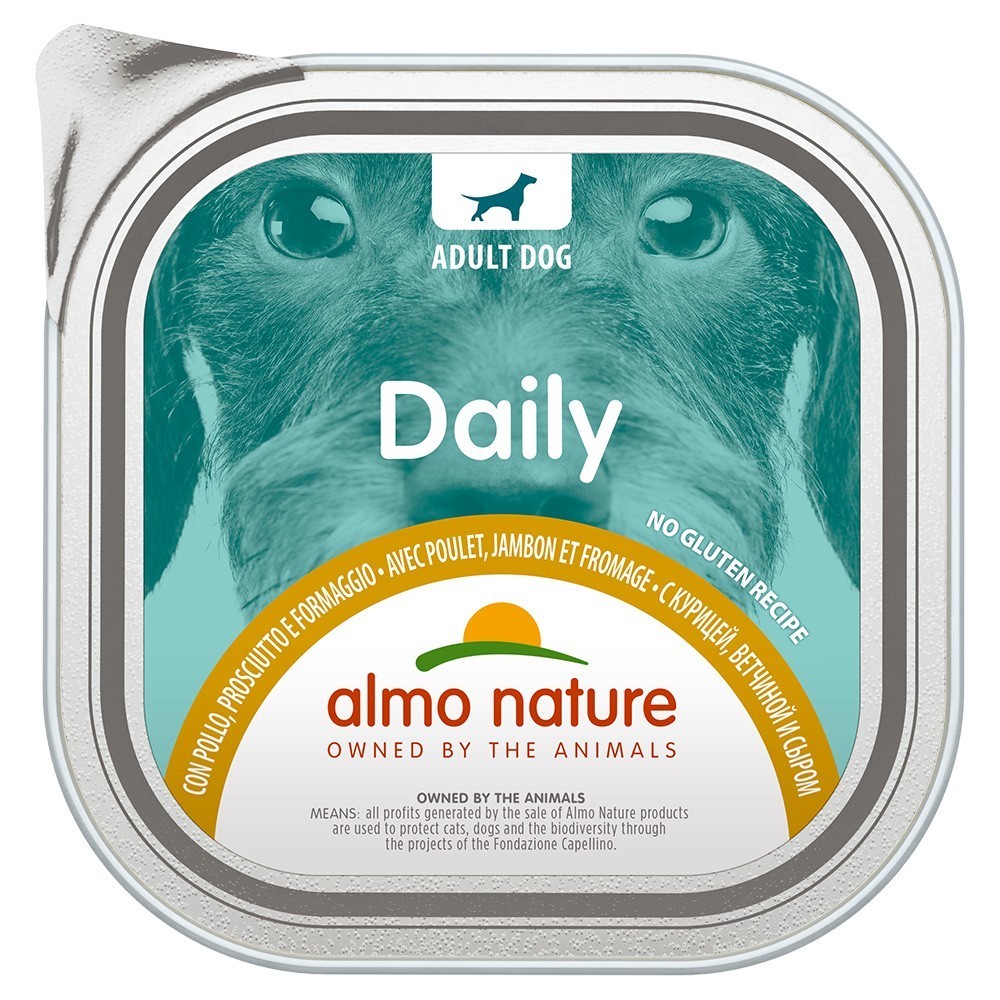 18x300g Almo Nature Daily Pulyka & cukkini nedves kutyatáp - Kisállat kiegészítők webáruház - állateledelek