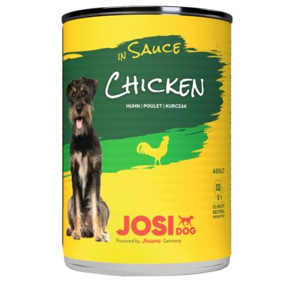 24x145g JosiDog csirke nedves kutyatáp szószban - Kisállat kiegészítők webáruház - állateledelek