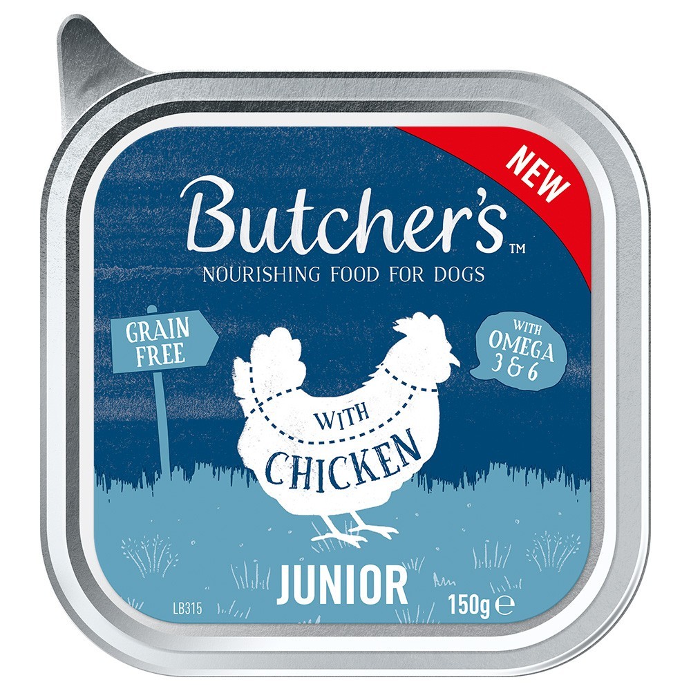 24x150g Butcher's Original Junior csirke nedves kutyatáp - Kisállat kiegészítők webáruház - állateledelek