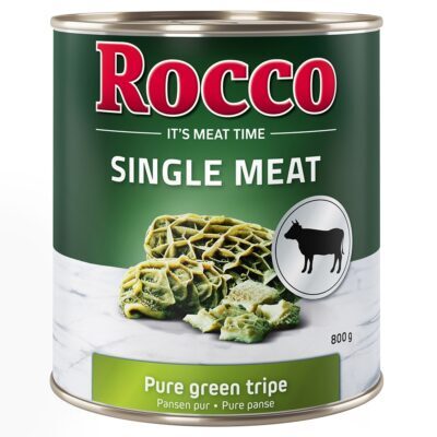 24x800g Rocco Single Meat pacal nedves kutyatáp - Kisállat kiegészítők webáruház - állateledelek