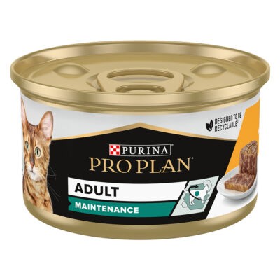 24x85g PURINA PRO PLAN Cat Adult Maintenance csirke nedves macskatáp - Kisállat kiegészítők webáruház - állateledelek