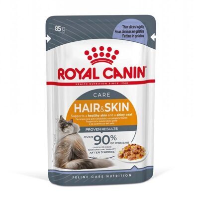 24x85g Royal Canin Hair & Skin Care aszpikban nedves macskatáp - Kisállat kiegészítők webáruház - állateledelek