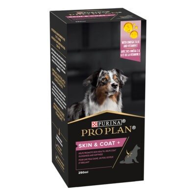 250ml PURINA PRO PLAN Dog Adult & Senior Skin and Coat Supplement olaj táplálékkiegészítő eledel kutyáknak - Kisállat kiegészítők webáruház - állateledelek