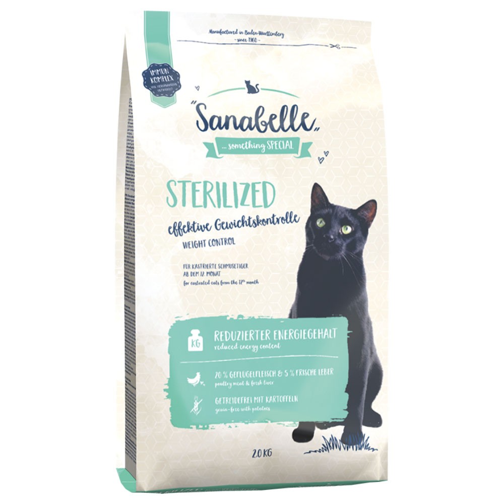 2kg Sanabelle Sterilized száraz macskatáp - Kisállat kiegészítők webáruház - állateledelek