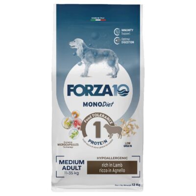 12kg Forza 10 Medium Diet bárány száraz kutyatáp - Kisállat kiegészítők webáruház - állateledelek