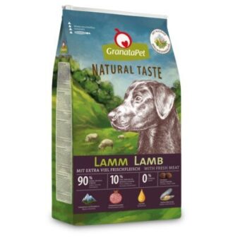 12kg GranataPet Natural Taste száraz eledel bárány száraz kutyatáp - Kisállat kiegészítők webáruház - állateledelek