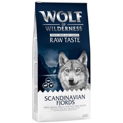 2x12kg Wolf of Wilderness 'The Taste Of' száraz kutyatáp- The Taste Of Scandinavia - Kisállat kiegészítők webáruház - állateledelek