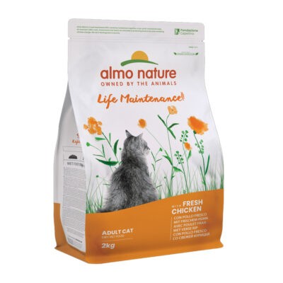 2x2 kg Almo Nature Holistic csirke & rizs száraz macskatáp - Kisállat kiegészítők webáruház - állateledelek
