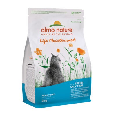 2x2 kg Almo Nature Holistic hal & rizs száraz macskatáp - Kisállat kiegészítők webáruház - állateledelek