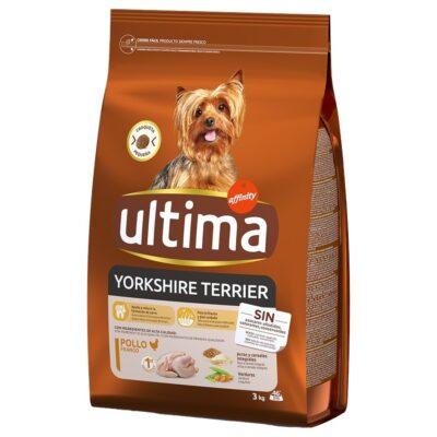 3kg Ultima Yorkshire Terrier Adult csirke száraz kutyatáp - Kisállat kiegészítők webáruház - állateledelek