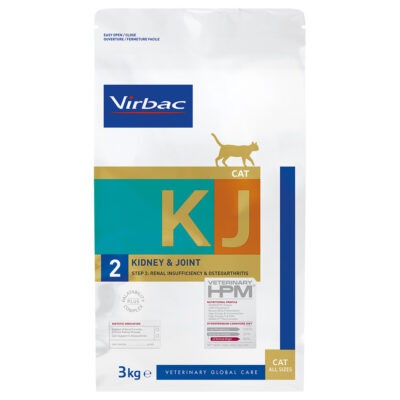 2x3kg Virbac Veterinary HPM Cat Kidney & Joint KJ2 száraz macskatáp - Kisállat kiegészítők webáruház - állateledelek