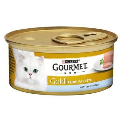 48x85g Gourmet Gold Paté nedves macskatáp- Paté mix I - Kisállat kiegészítők webáruház - állateledelek
