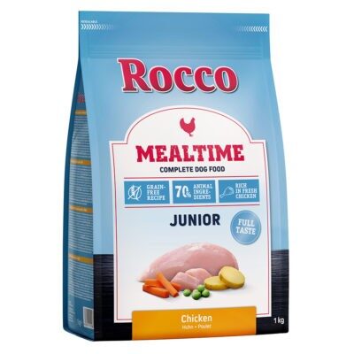 5x1kg Rocco Mealtime Junior - csirke száraz kutyatáp - Kisállat kiegészítők webáruház - állateledelek
