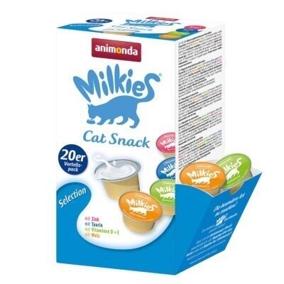 60x15g Animonda Milkies I. mix macskasnack vegyes csomagban - Kisállat kiegészítők webáruház - állateledelek