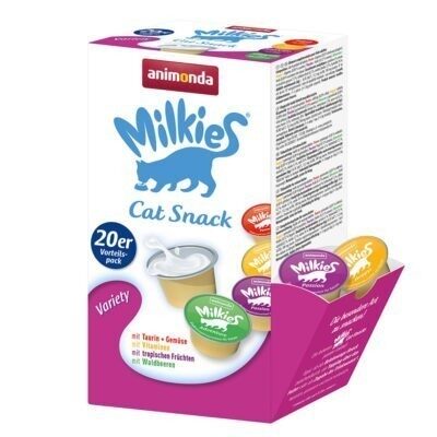 60x15g Animonda Milkies II. mix macskasnack vegyes csomagban - Kisállat kiegészítők webáruház - állateledelek