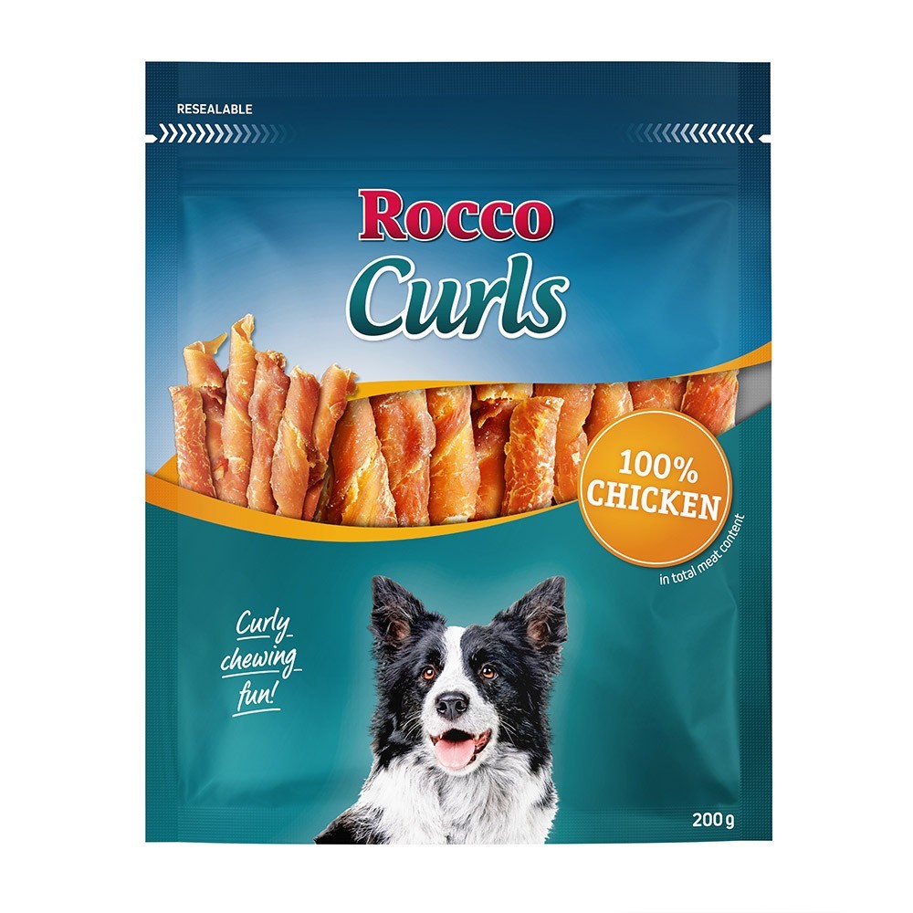 12x200 g Rocco Curls csirke kutyasnack - Kisállat kiegészítők webáruház - állateledelek