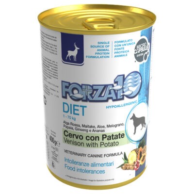 12x400g Forza 10 Diet Low Grain Vad & burgonya nedves kutyatáp - Kisállat kiegészítők webáruház - állateledelek