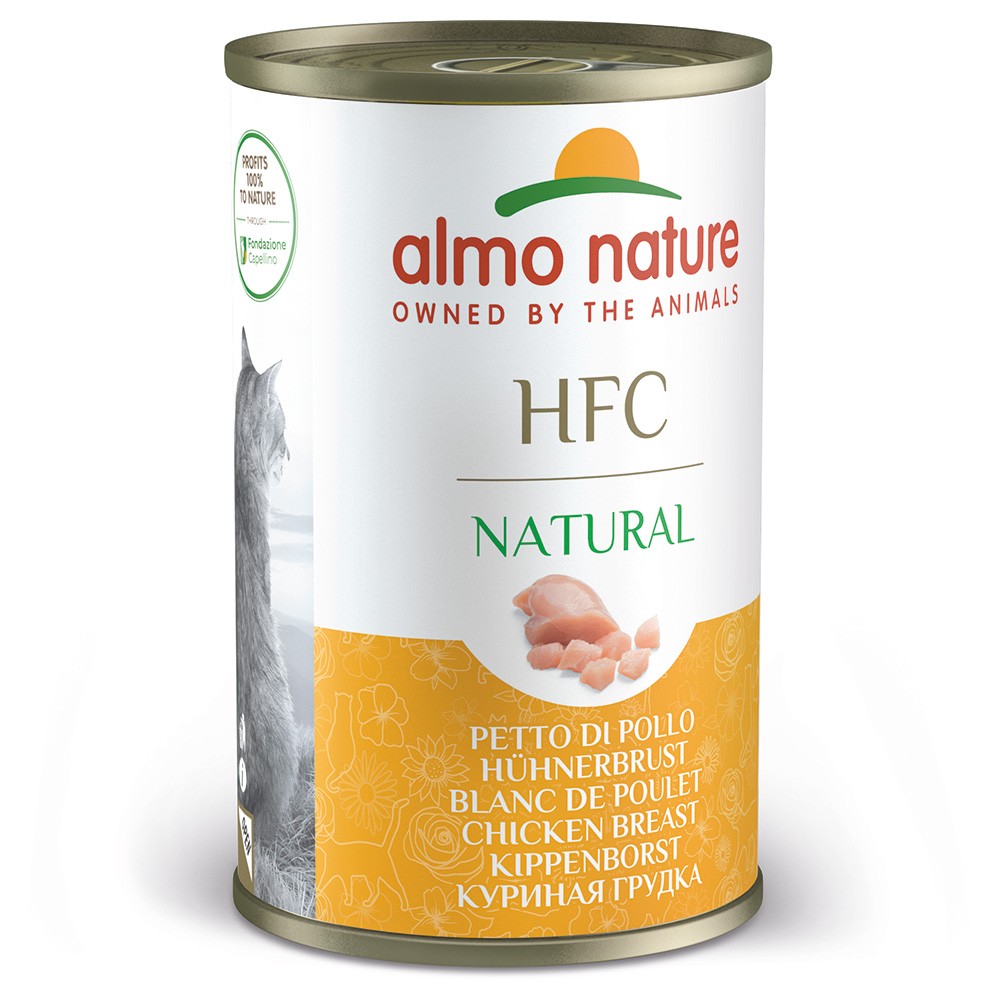 Almo Nature HFC gazdaságos csomag 12 x 140 g - Csirkemell - Kisállat kiegészítők webáruház - állateledelek