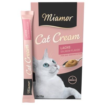 Miamor Cat Snack lazackrém jutalomfalat macskáknak 66 x 15 g - Kisállat kiegészítők webáruház - állateledelek