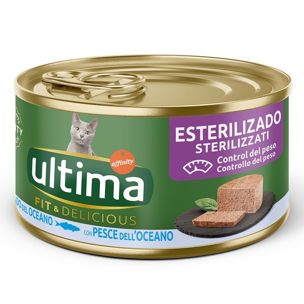 Ultima Fit Delicious Sterilized gazdaságos csomag 48 x 85 g - Tengeri hal - Kisállat kiegészítők webáruház - állateledelek