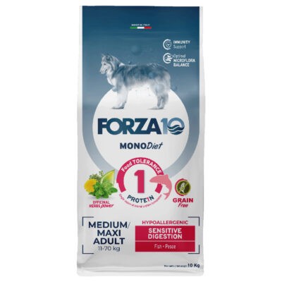 2x10kg Forza 10 Diet Mono Medium & Large Sensitive Digestion hal száraz kutyatáp - Kisállat kiegészítők webáruház - állateledelek