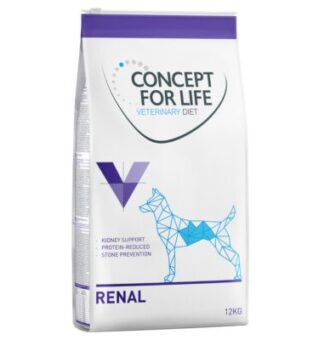 2x12kg Concept for Life Veterinary Diet Dog Renal száraz kutyatáp - Kisállat kiegészítők webáruház - állateledelek