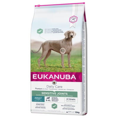 2x12kg Eukanuba Daily Care Adult Sensitive Joints száraz kutyatáp - Kisállat kiegészítők webáruház - állateledelek