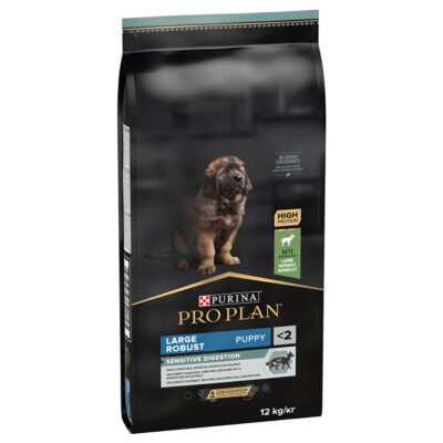 2x12kg Purina Pro Plan Large Robust Puppy Sensitive Digestion bárány száraz kutyatáp - Kisállat kiegészítők webáruház - állateledelek