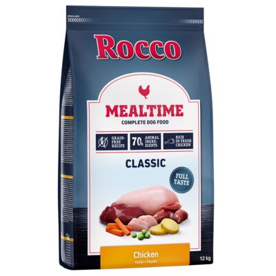 12kg Rocco Mealtime Csirke száraz kutyatáp 10% árengedménnyel - Kisállat kiegészítők webáruház - állateledelek