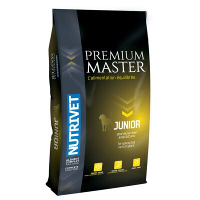 2x15kg Nutrivet Premium Master Junior - Száraz kutyatáp - Kisállat kiegészítők webáruház - állateledelek