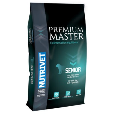 2x15kg Nutrivet Premium Master Senior - Száraz kutyatáp - Kisállat kiegészítők webáruház - állateledelek