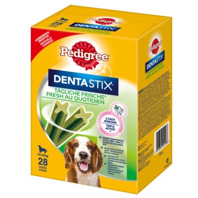 168db Pedigree Dentastix Fresh mindennapi frissesség közepes testű kutyáknak (10-25 kg) - Kisállat kiegészítők webáruház - állateledelek