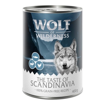 24x400g Wolf of Wilderness Taste of Scandinavia nedves kutyatáp - Kisállat kiegészítők webáruház - állateledelek