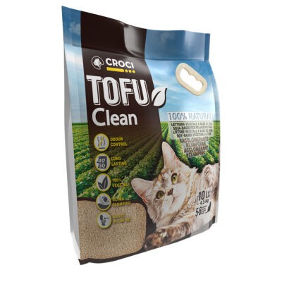 2x10 l (kb. 9 kg) Croci Tofu Clean macskaalom - Kisállat kiegészítők webáruház - állateledelek