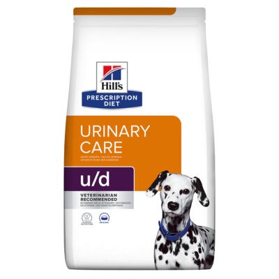 2x4kg Hill's Prescription Diet u/d Urinary Care száraz kutyatáp - Kisállat kiegészítők webáruház - állateledelek