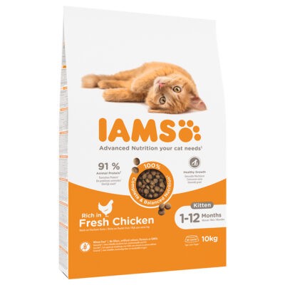 2x10kg Iams for Vitality Kitten csirke száraz macskatáp - Kisállat kiegészítők webáruház - állateledelek