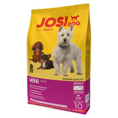 2x10kg JosiDog Mini száraz kutyatáp - Kisállat kiegészítők webáruház - állateledelek