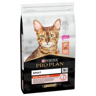 10kg PURINA PRO PLAN Adult Vital Functions lazac száraz macskatáp - Kisállat kiegészítők webáruház - állateledelek