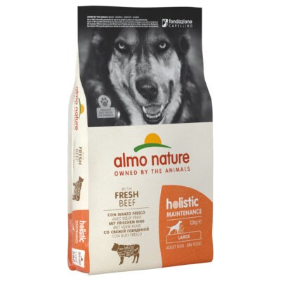 12 kg Almo Nature Holistic Large Adult kutyatáp - Marha & rizs - Kisállat kiegészítők webáruház - állateledelek