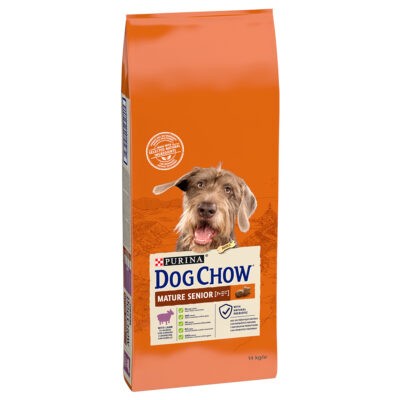 2x14kg Dog Chow Senior bárány száraz kutyatáp - Kisállat kiegészítők webáruház - állateledelek