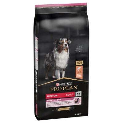 14kg PURINA PRO PLAN Medium Adult Sensitive Skin száraz kutyatáp - Kisállat kiegészítők webáruház - állateledelek