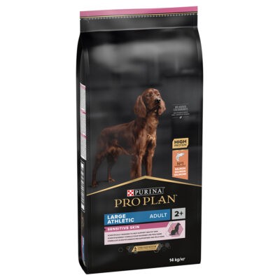 14kg Purina Pro Plan Large Athletic Adult Sensitive Skin lazac száraz kutyatáp - Kisállat kiegészítők webáruház - állateledelek